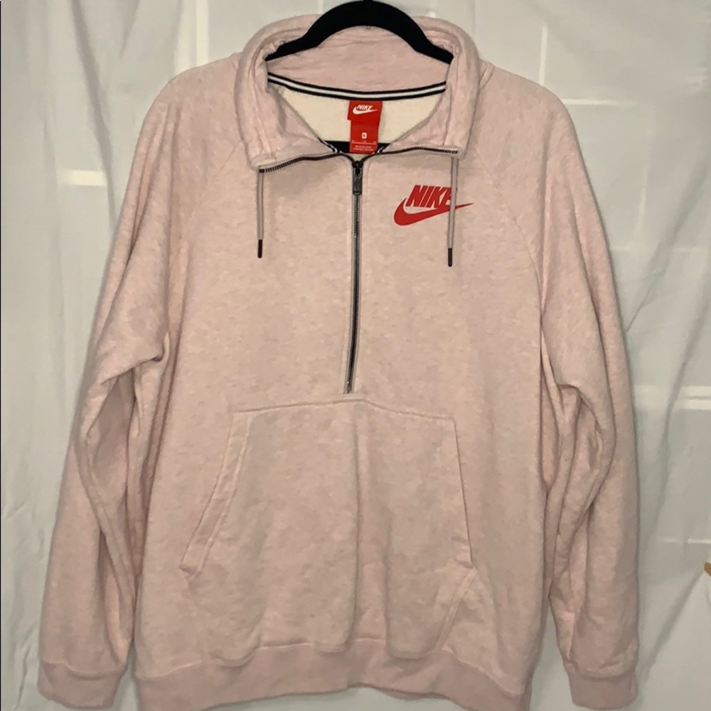 Nike quarter zip fleece pullover